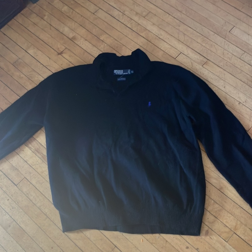 Ralph Lauren xl soft sweater black